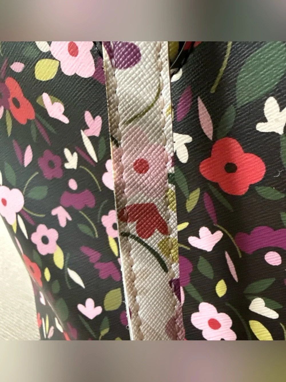 Kate Spade Black Floral Tote Bag